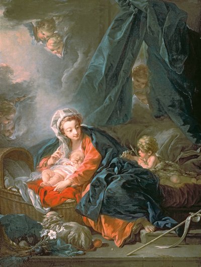 Madonna and Child, 18th Century by François Boucher